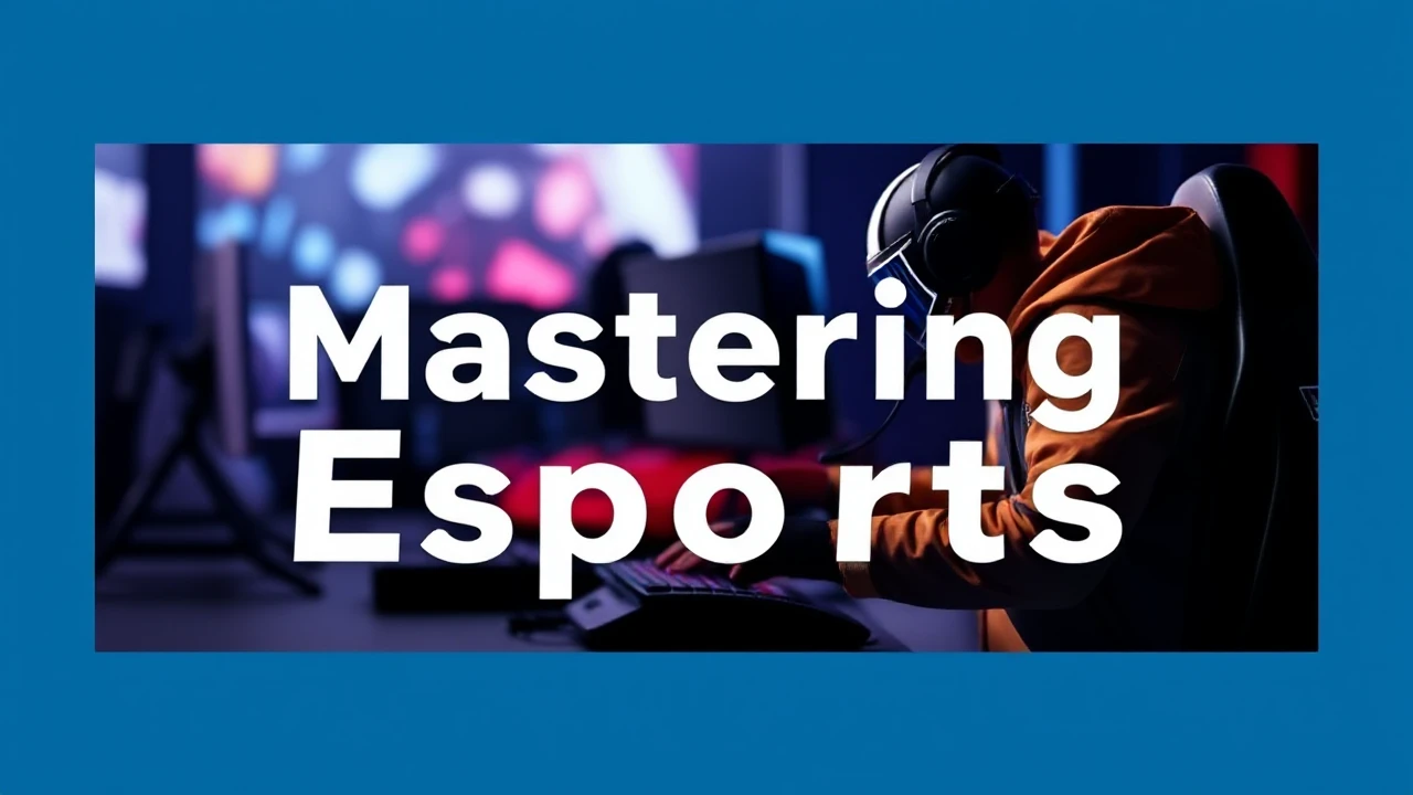 Mastering Esports: A Beginner's Guide to Conquering the Game