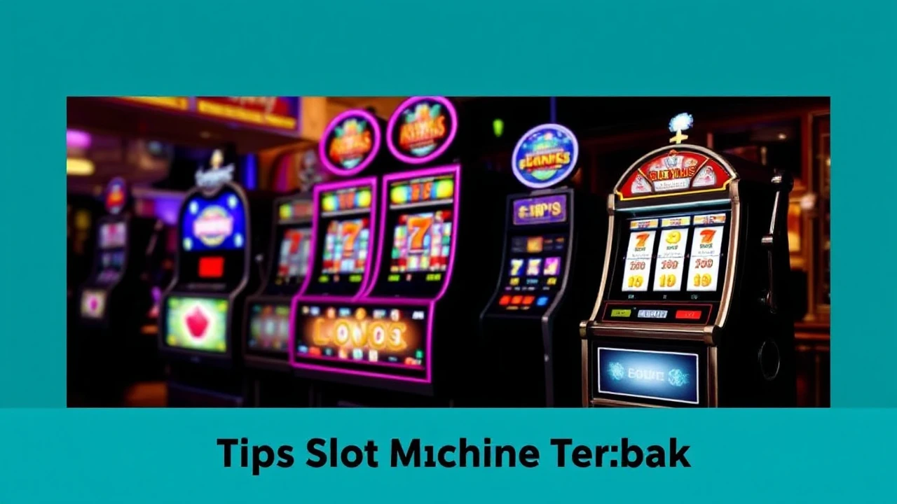 Tips Slot Machine Terbaik di Kasino