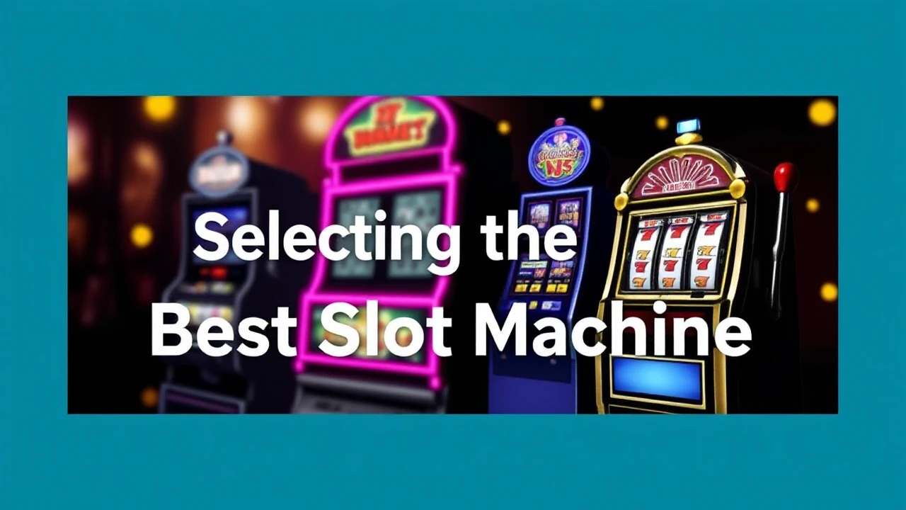 Your Go-To Manual for Selecting the Best Slot Machine