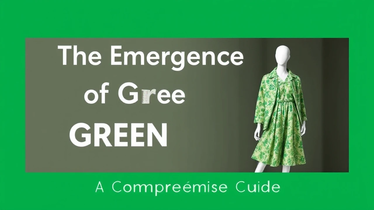 The Emergence of Green Fashion: A Comprehensive Guide