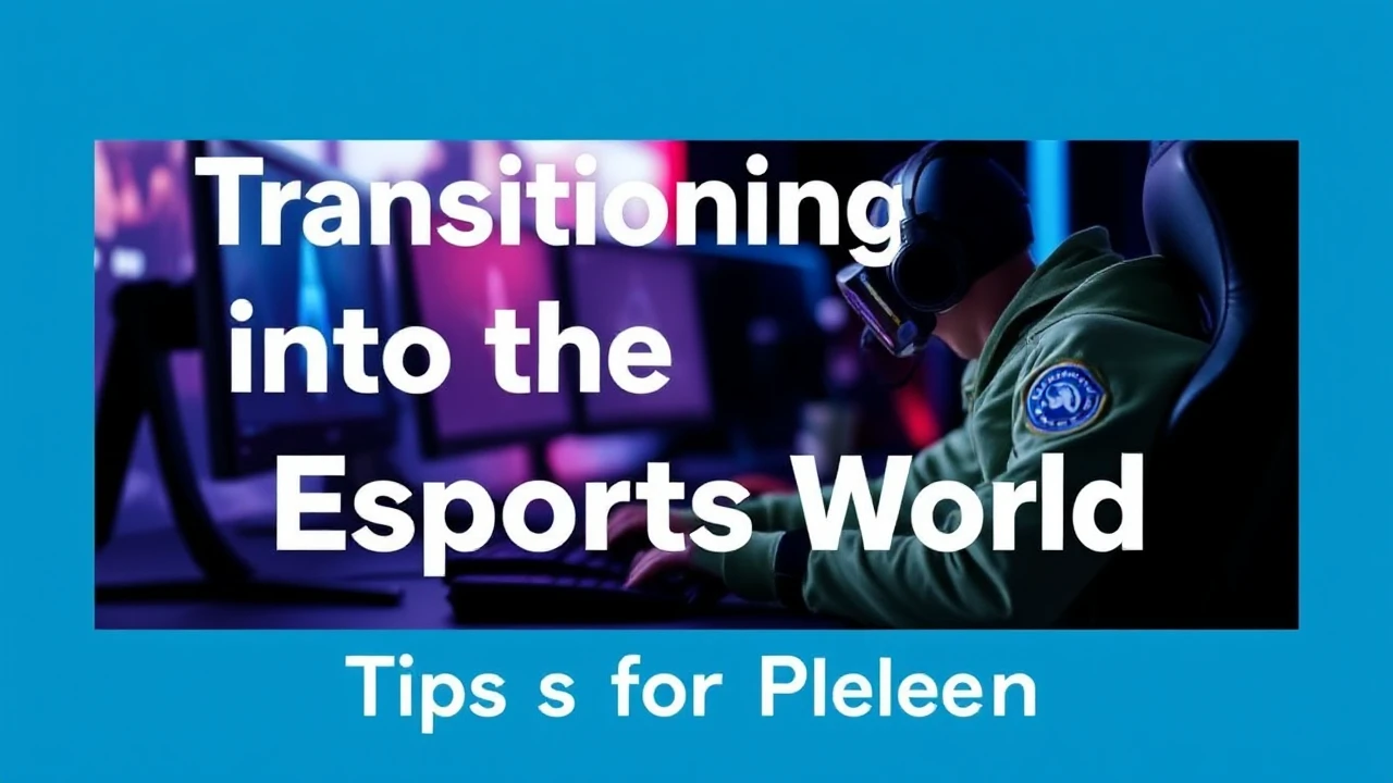 Transitioning into the Esports World: Tips for Players