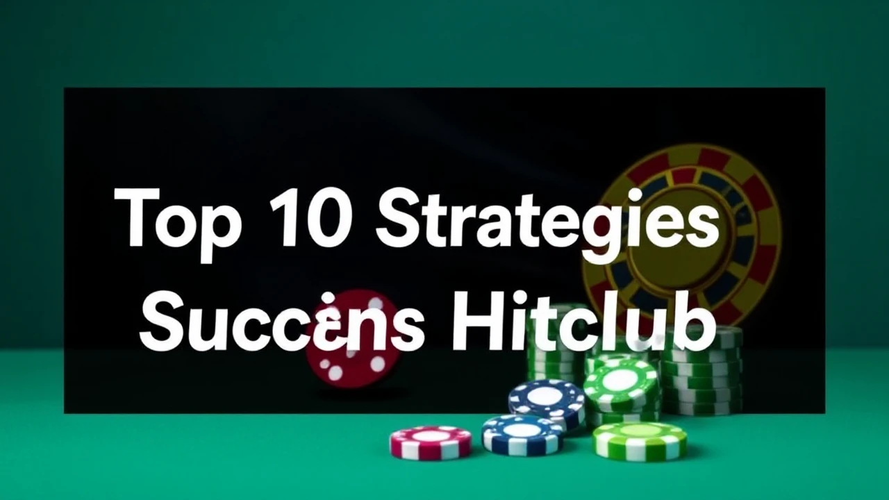 Dominating the Top 10 Strategies for Success at Casino Hitclub