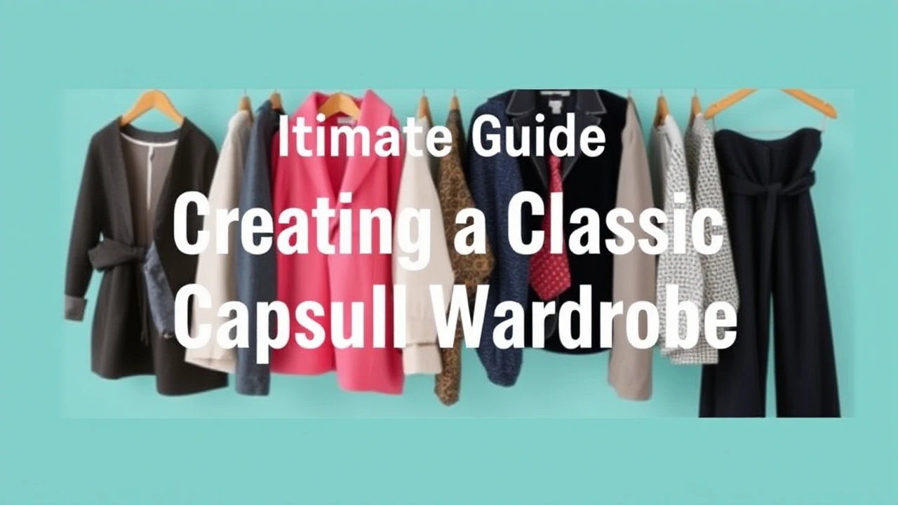 The Ultimate Guide to Creating a Classic Capsule Wardrobe