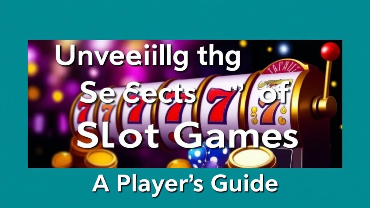 Unveiling the Secrets of Slot Games: A Player's Guide
