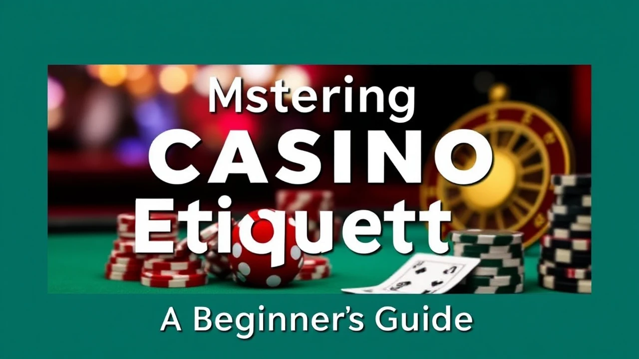 Mastering Casino Etiquette: A Beginner's Guide