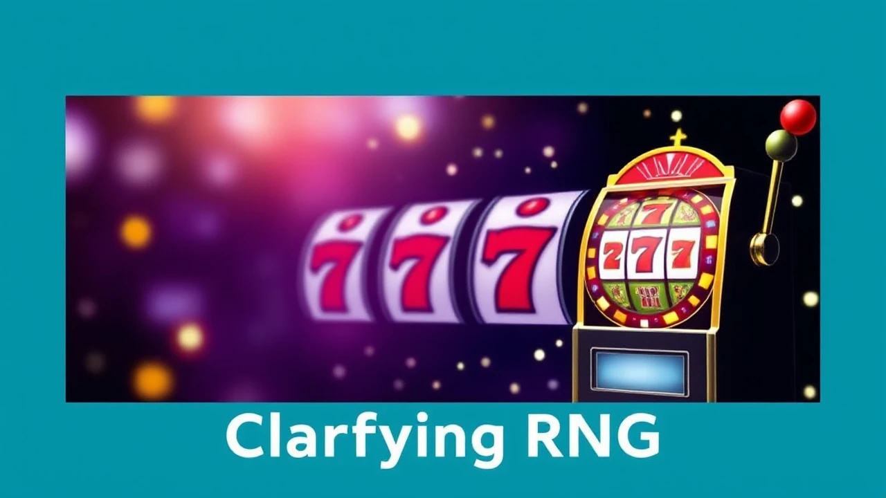 Clarifying RNG: The Innovation Behind Slot Machines