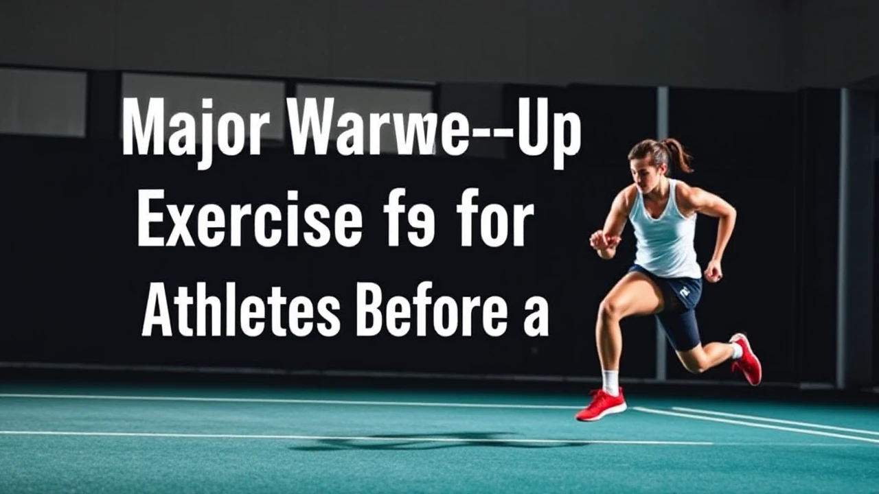 Major Warm-Up Exercises for Athletes Before a Workout