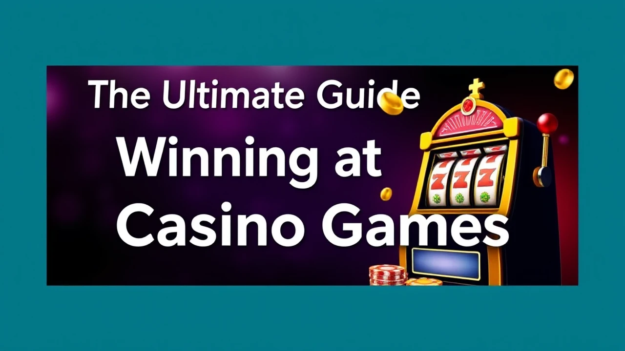 The Ultimate Guide to Winning at Casino Games