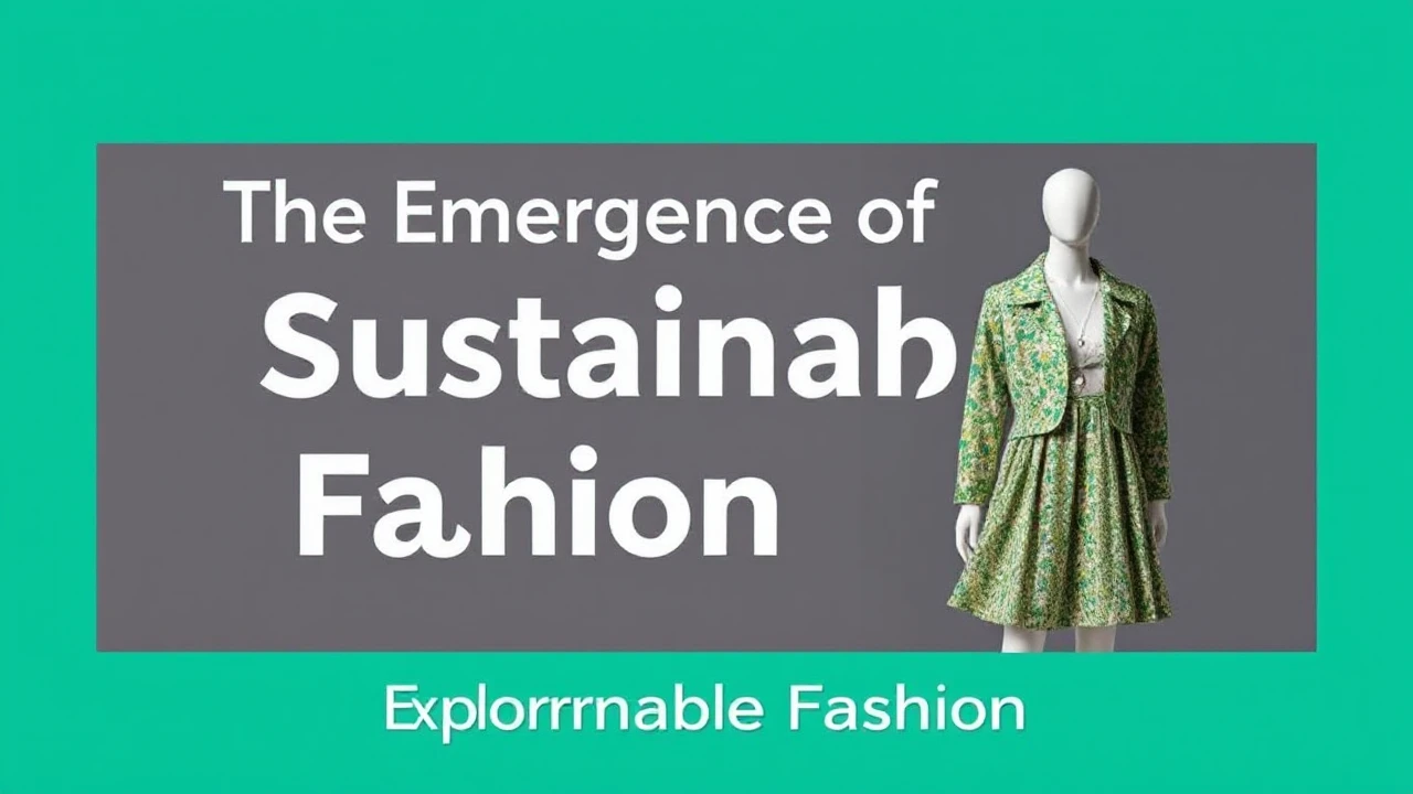 The Emergence of Sustainable Fashion: An Extensive Handbook