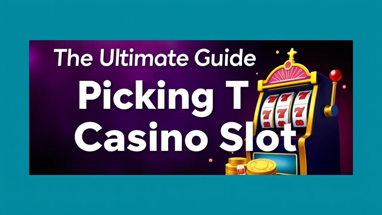 The Ultimate Guide to Picking Top Casino Slots
