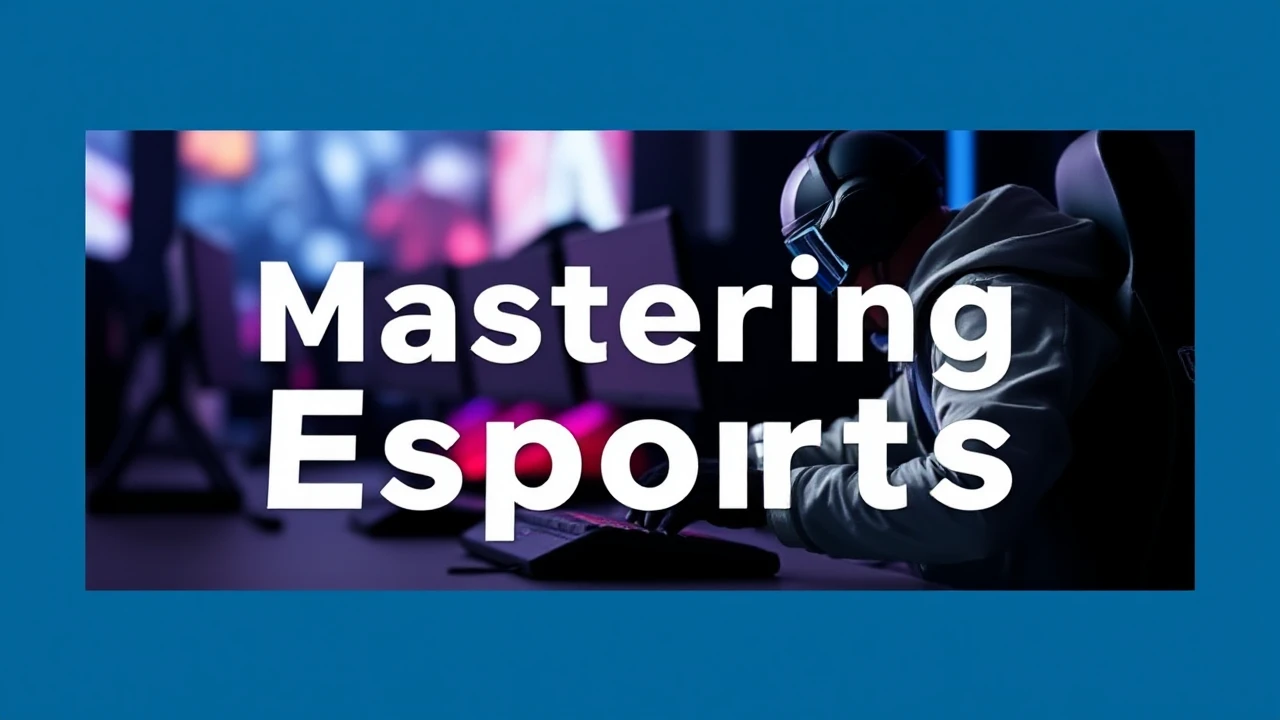 Mastering Esports: A Beginner's Guide to Conquering the Game