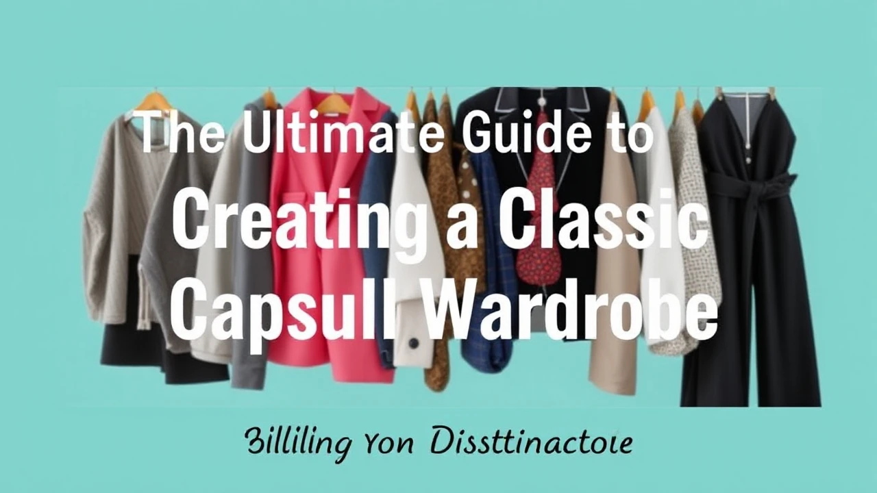 The Ultimate Guide to Creating a Classic Capsule Wardrobe