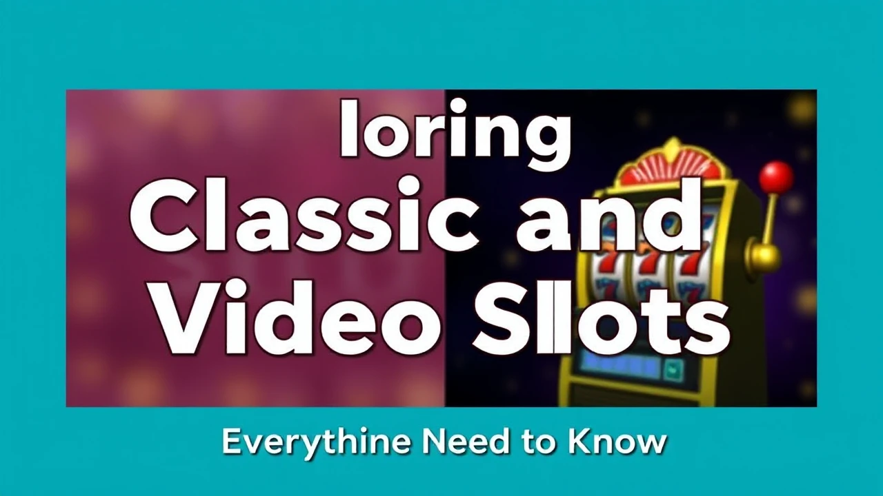 Exploring Classic and Video Slots: Everything You Need to Know