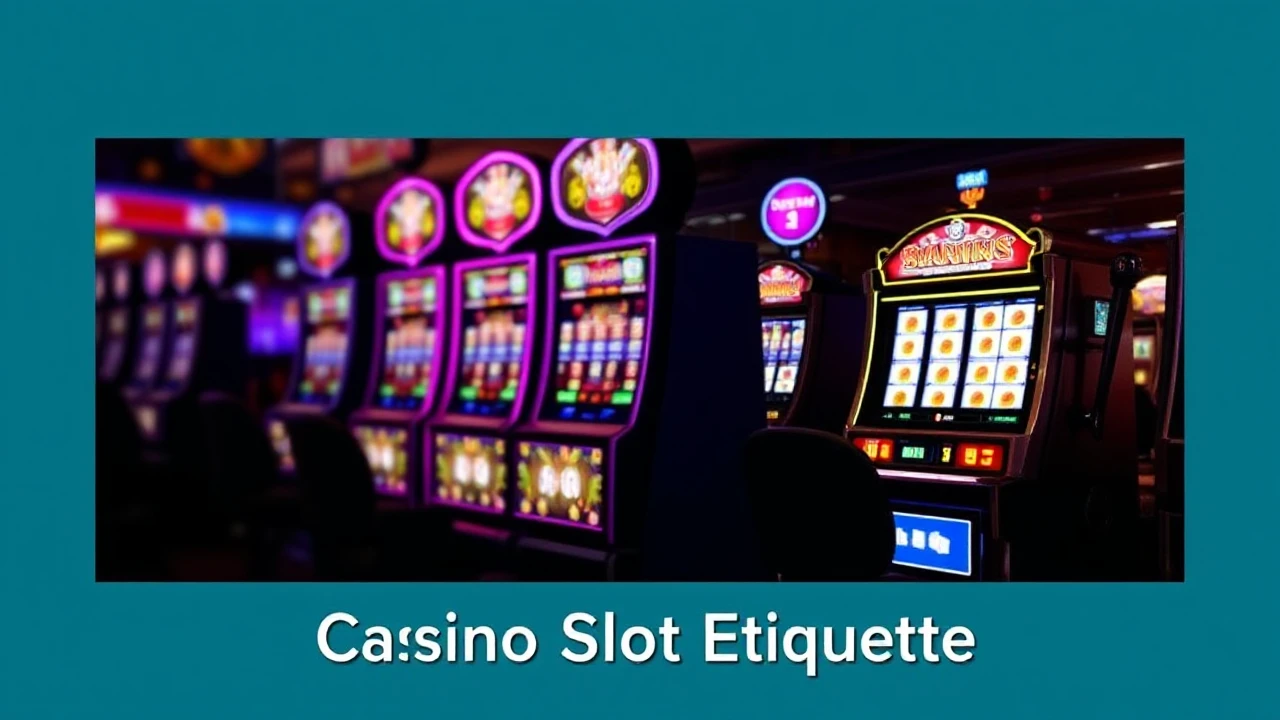 Casino Slot Etiquette: Dos and Don'ts