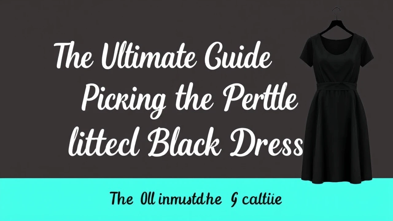 The Ultimate Guide of Picking the Perfect Little Black Dress