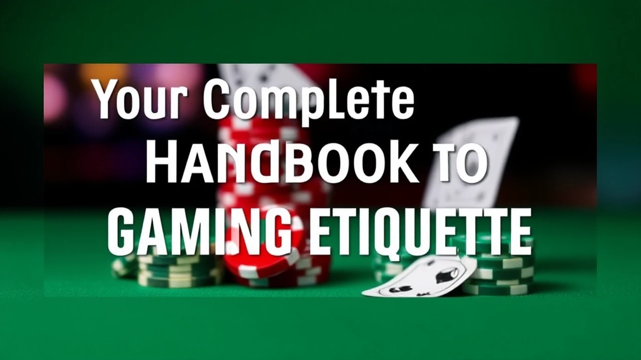 Your Complete Handbook to Gaming Etiquette
