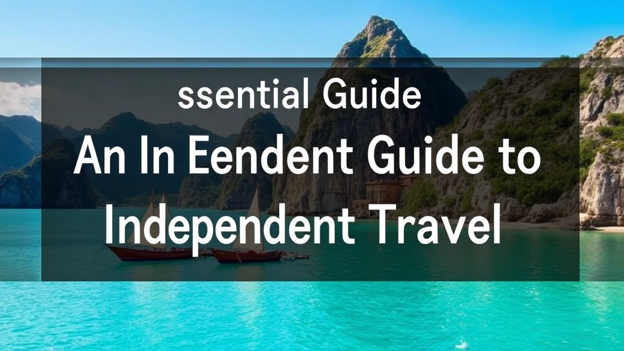 An Essential Guide to Independent Travel: Expert Tips for Embarking on the World Solo