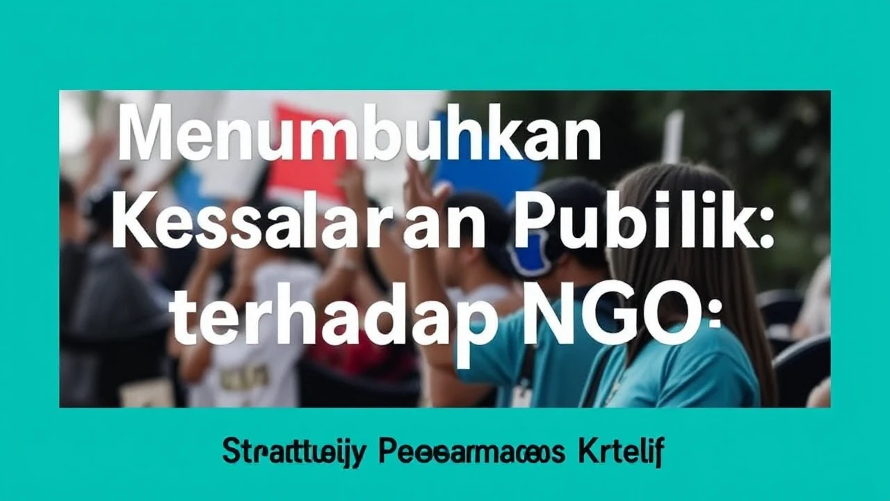 Menumbuhkan Kesadaran Publik terhadap NGO: Strategi Pemasaran yang Kreatif