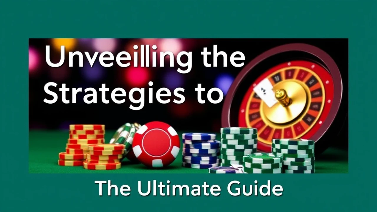 Unveiling the Strategies to Success in Casinos: Your Ultimate Guide