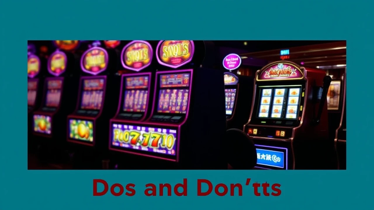 Casino Slot Etiquette: Dos and Don'ts