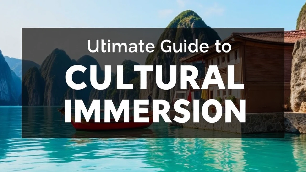 The Ultimate Guide to Cultural Immersion: Embracing Local Traditions While Traveling