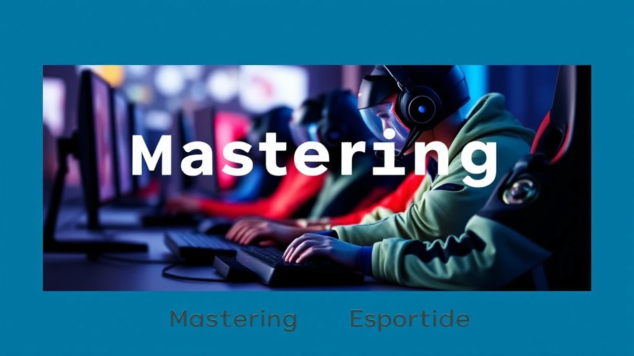 Mastering Esports: An Amateur's Guide to Competitive Gaming