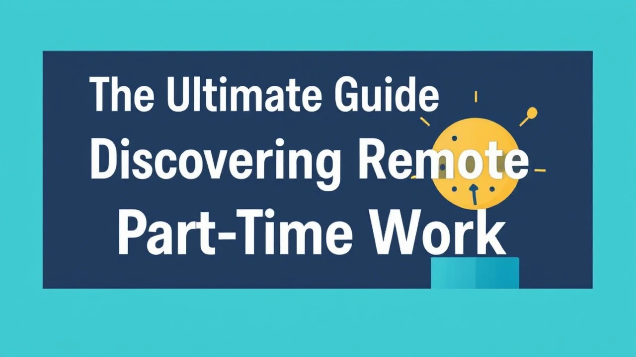 The Ultimate Guide to Discovering Remote Part-Time Work
