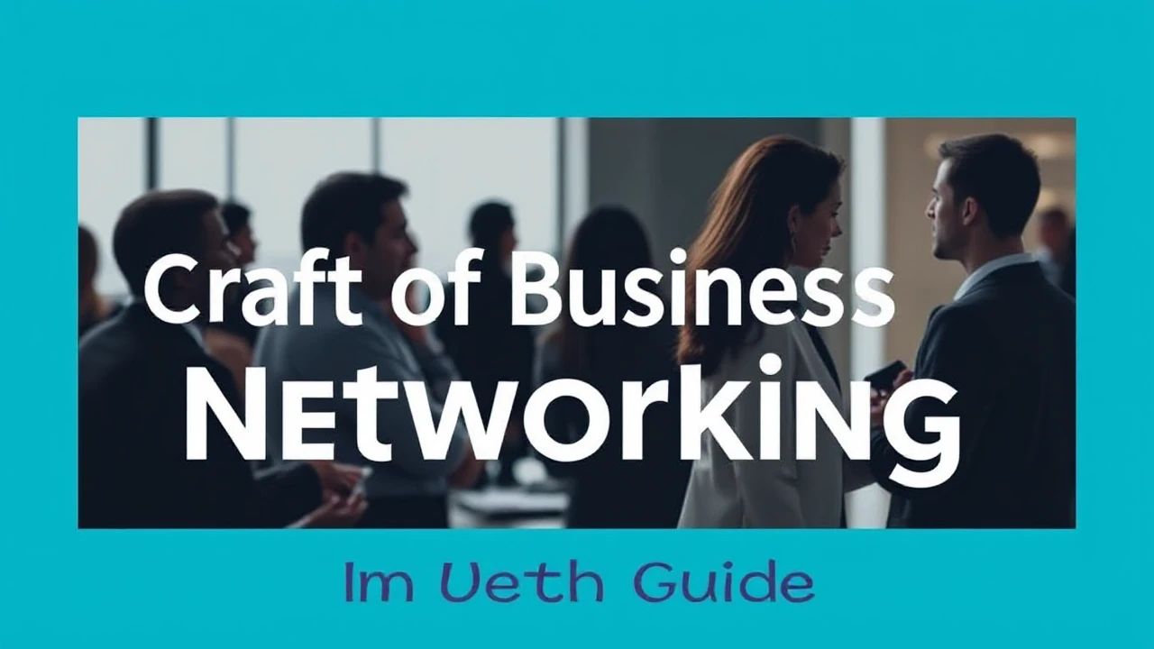 Mastering the Craft of Business Networking: An In-Depth Guide