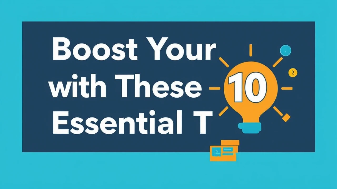 Boost Your Business with These 10 Essential Tools