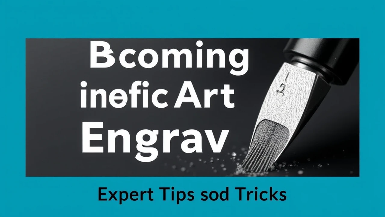 Becoming Proficient in the Art of Engraving: Expert Tips and Tricks