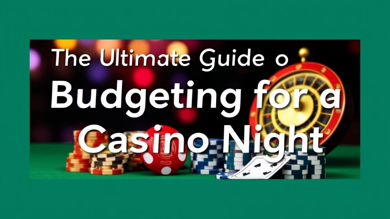 The Ultimate Guide to Budgeting for a Casino Night: Tricks and Techniques to Manage Your Money