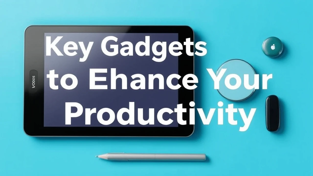 Key Gadgets to Enhance Your Productivity