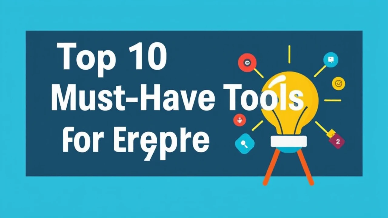Top 10 Must-Have Tools for Every Entrepreneur