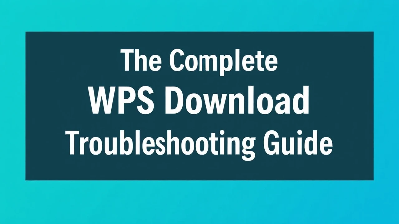 The Complete WPS Download Troubleshooting Guide