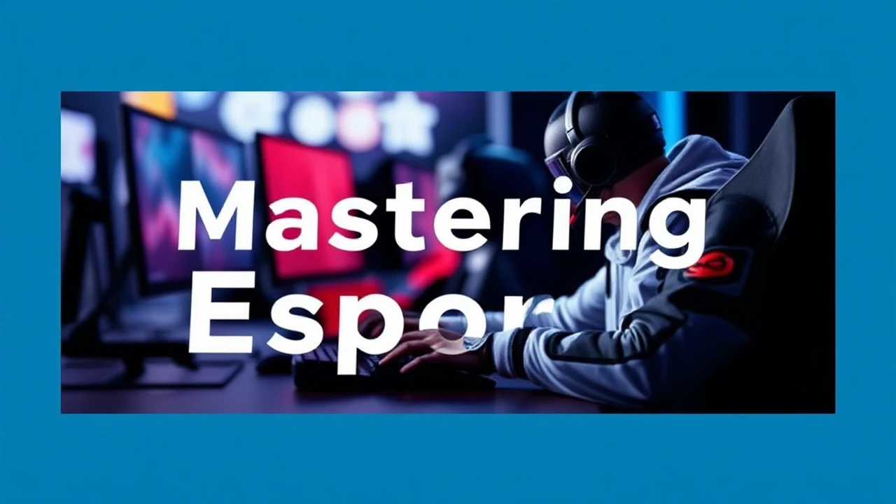 Mastering Esports: A Beginner's Introduction to Professional Gaming