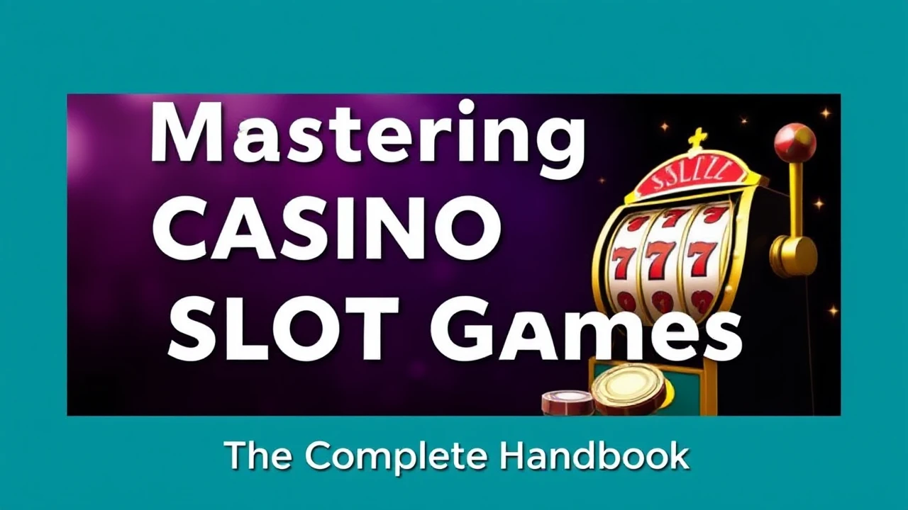 Mastering Casino Slot Games: Your Complete Handbook