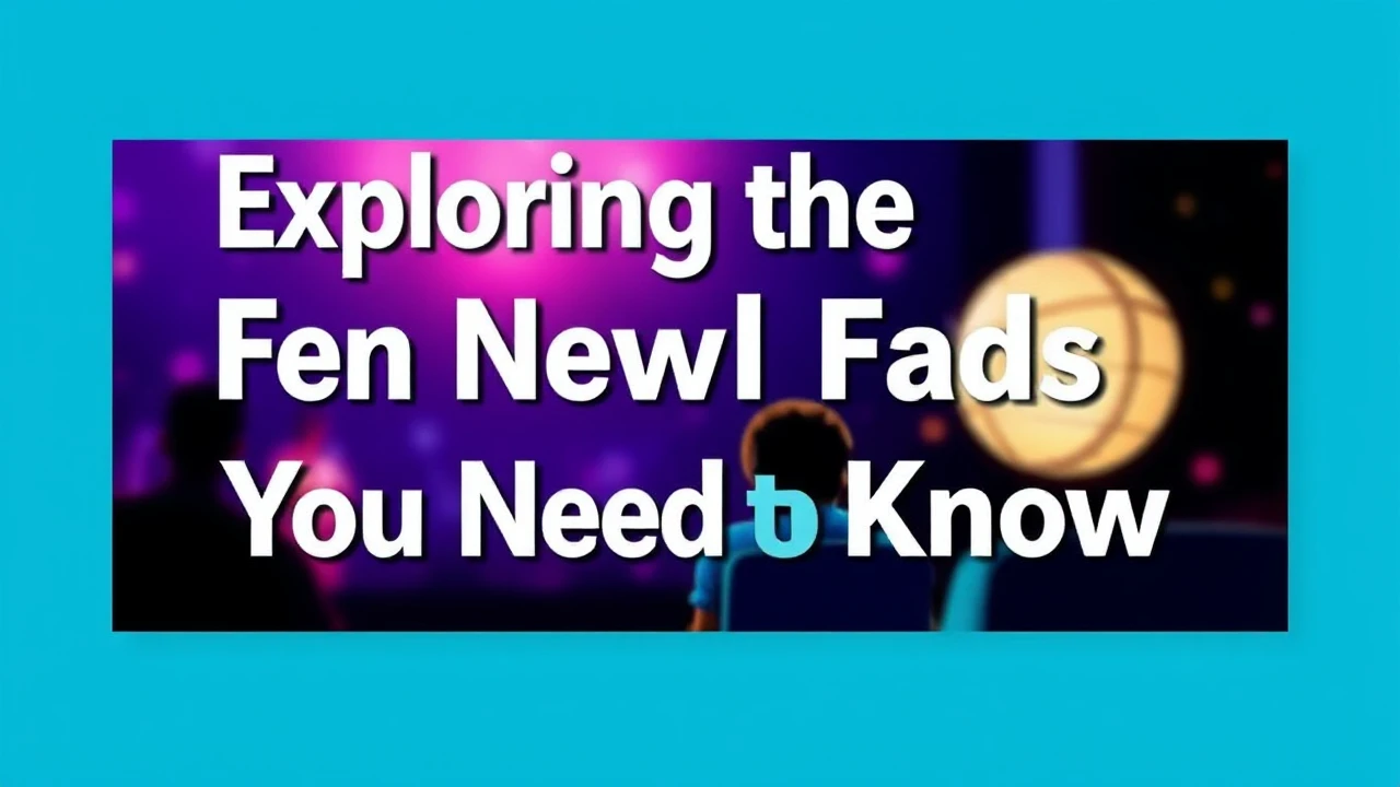 Exploring the Newest Fun Fads You Need to Know