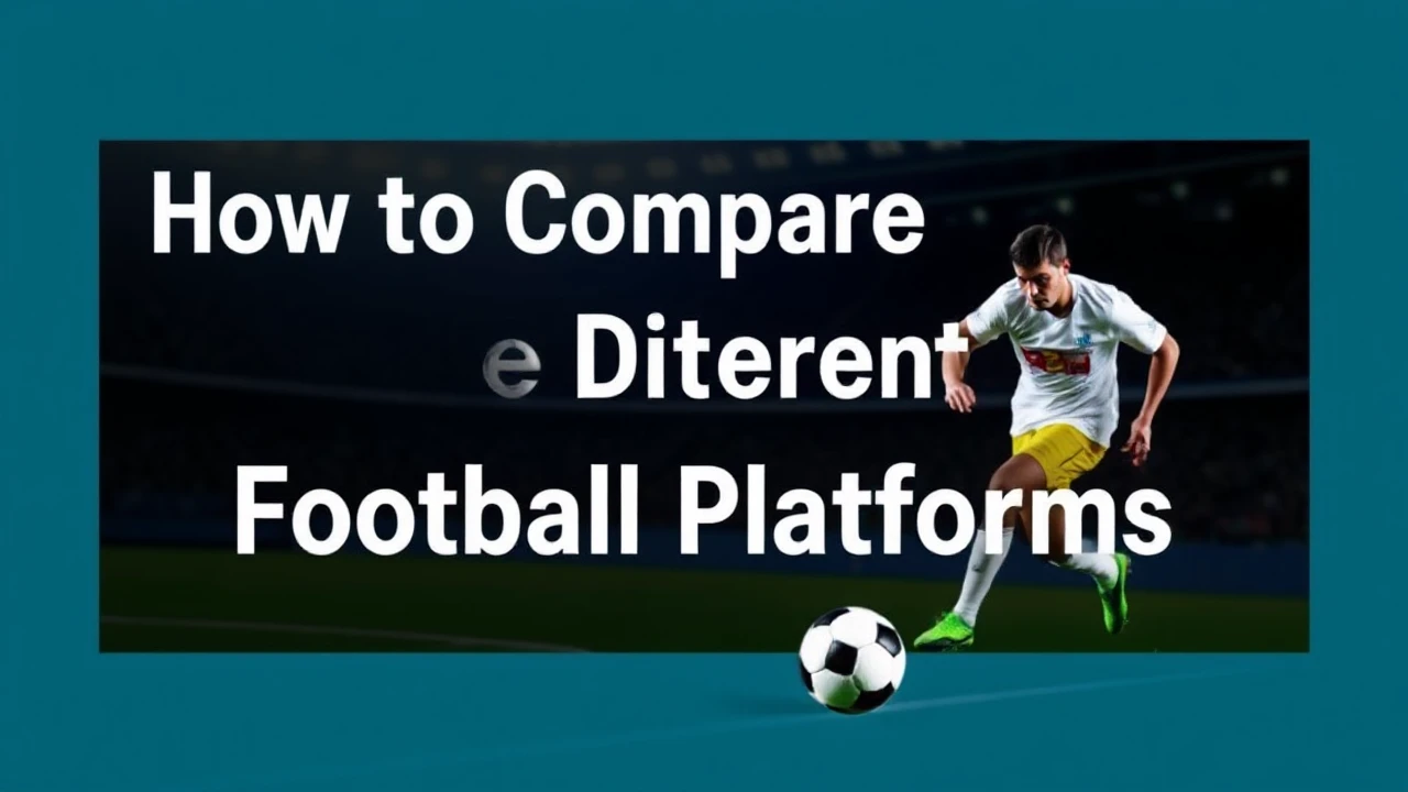 How to Compare Different Live Football Platforms