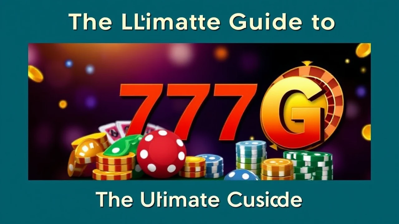 The Ultimate Guide to 777G Casino