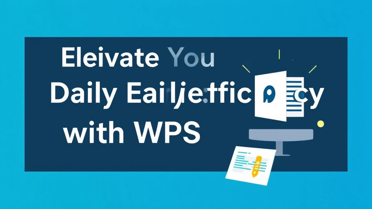 Elevate Your Daily Efficiency with WPS Office