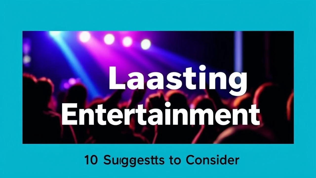 Creating Lasting Entertainment: 10 Suggestions to Consider