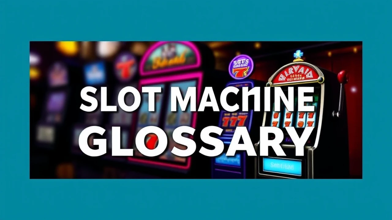 The Ultimate Gambling Slot Machine Glossary for Players