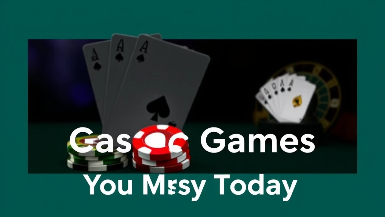 Your Go-To List of Top 10 Casino Games You Must Try Today