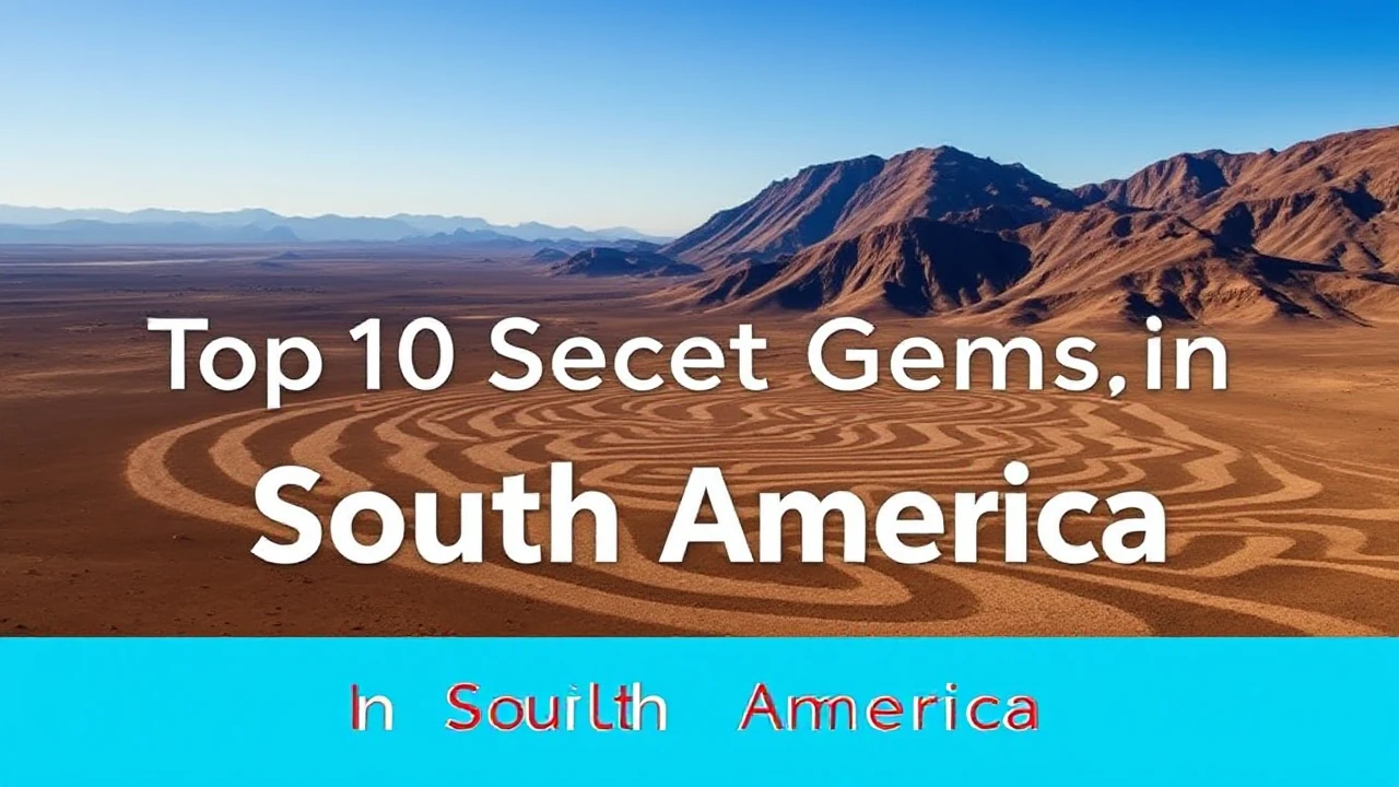 Discovering the Top 10 Secret Gems to Visit in South America