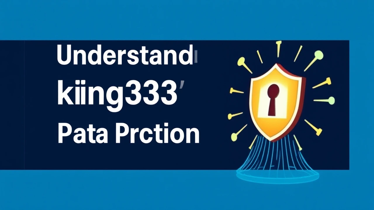 Understanding king33’s Data Protection Practices