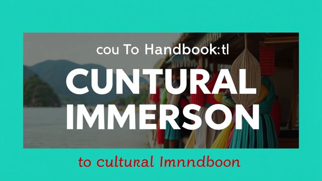 Your Go-To Handbook to Cultural Immersion: Embracing Local Traditions While Traveling