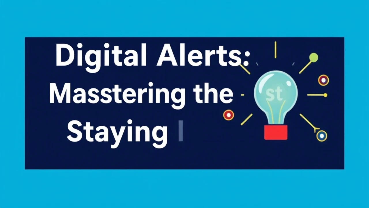 Digital Alerts: Mastering the Art of Staying Informed