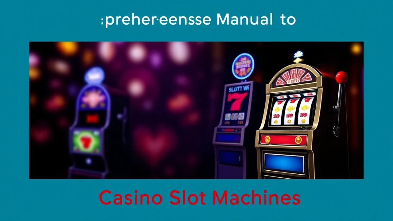 A Comprehensive Manual to Casino Slot Machines