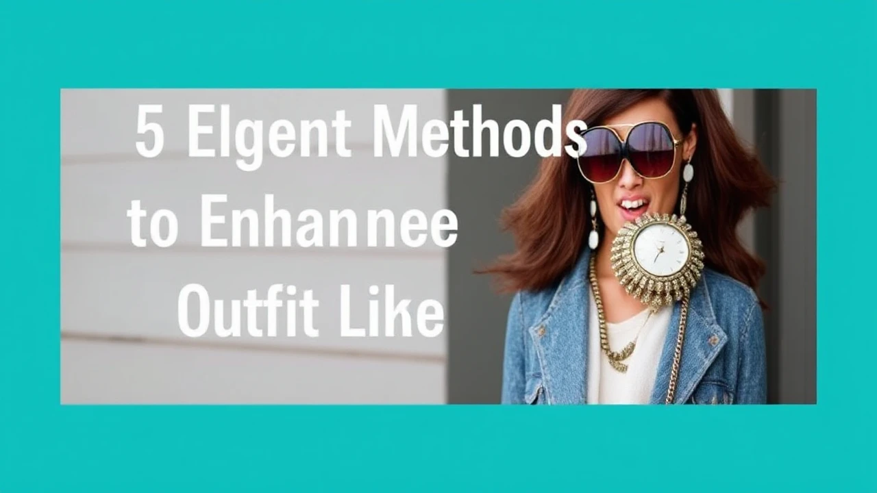 5 Elegant Methods to Enhance Your Outfit Like an Expert