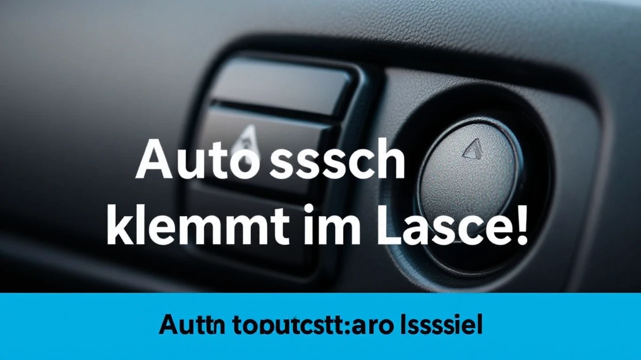 Hilfe, mein Autoschlüssel klemmt im Schloss!
